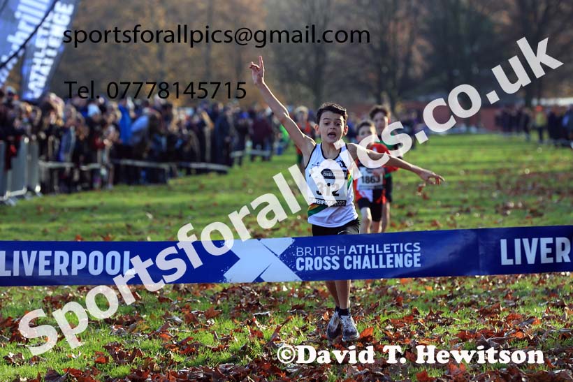 Boys Under-11s, 2023 British Athletics Cross Challenge, Sefton Park, Liverpool. Photo: David T. Hewitson/Sports for All Pics